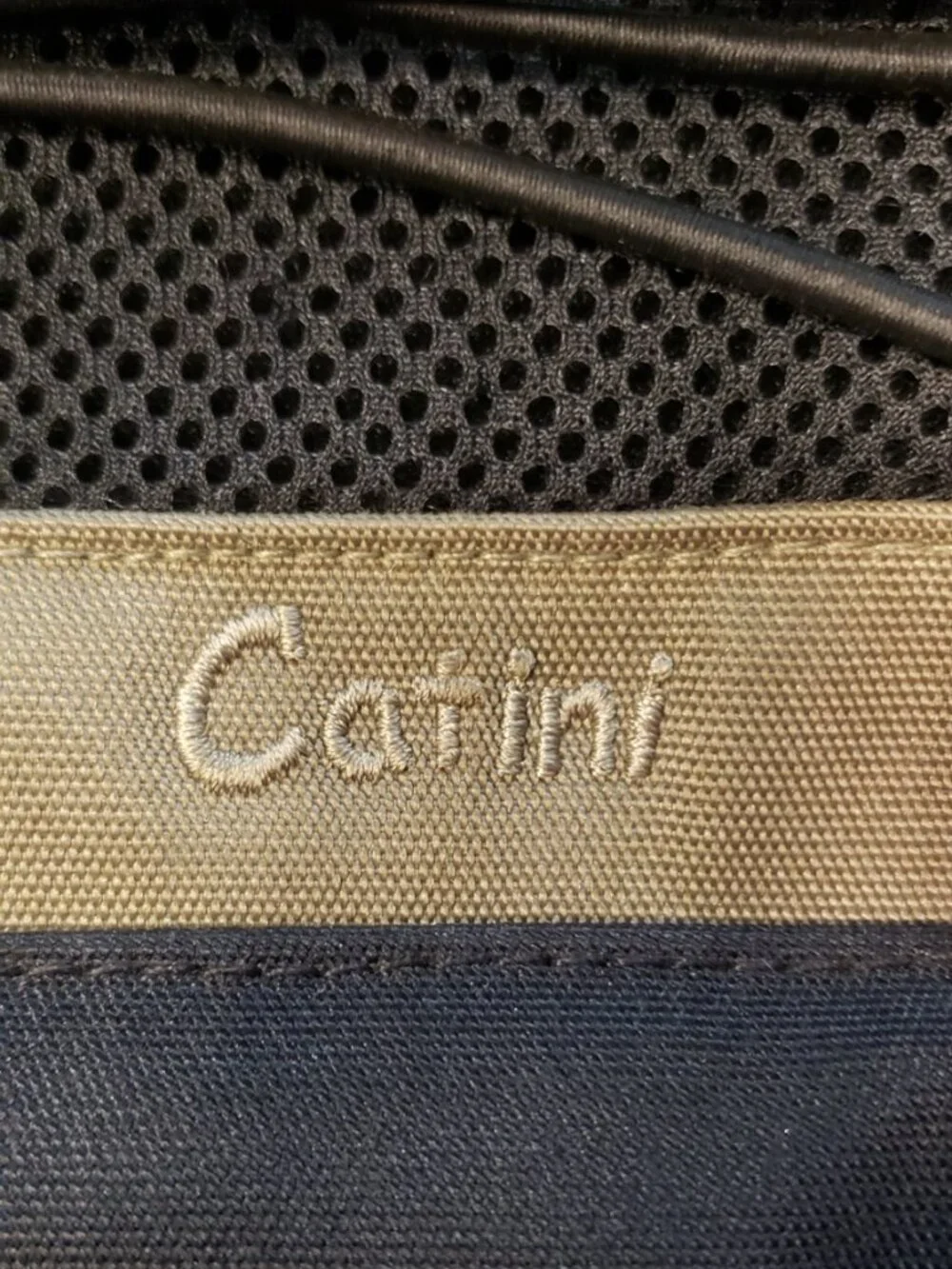 Catini Diaper Bag Backpack Tan Black Multi Pocket Travel